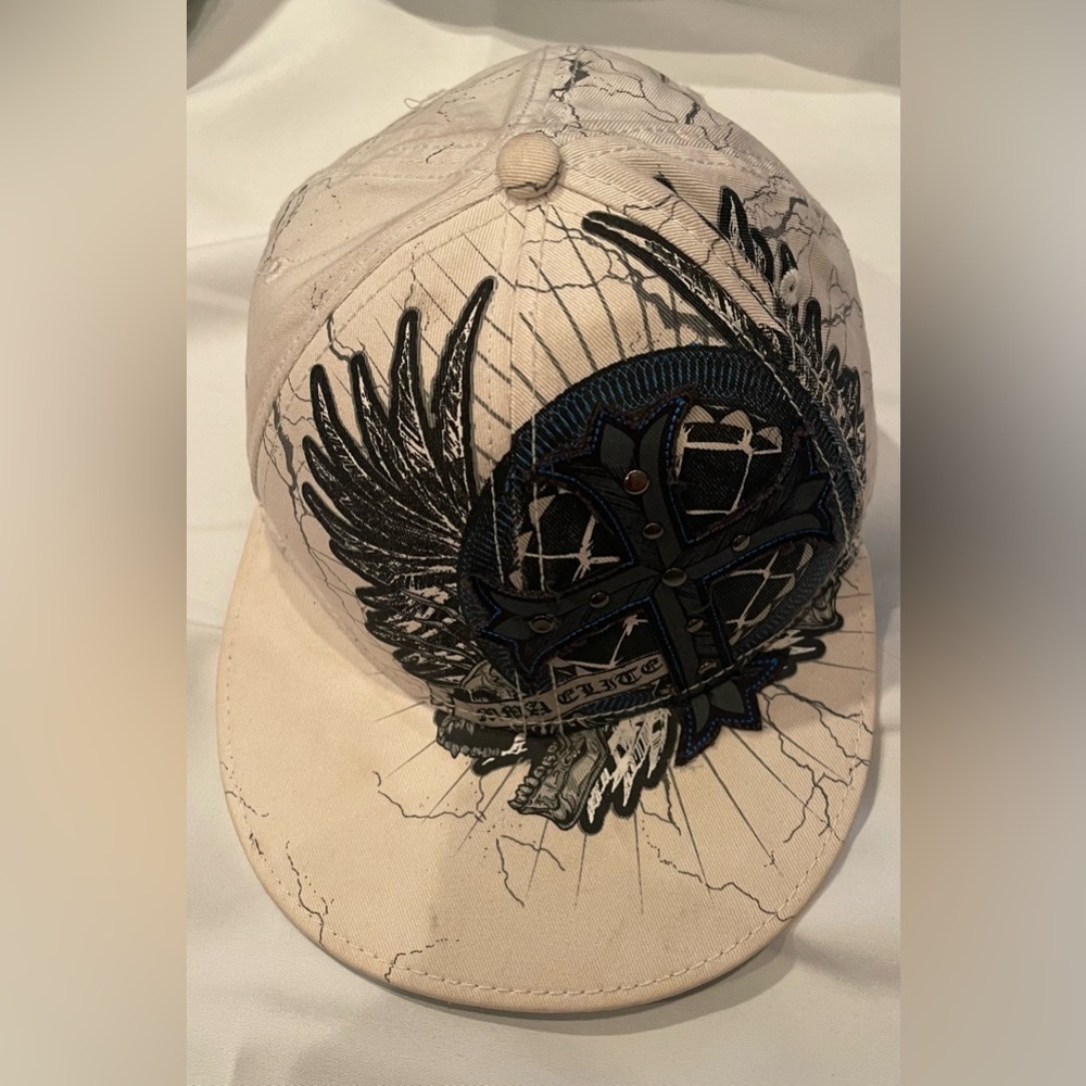 MMA Elite Cross Embroidered Mens/Women’s Cap Size S/M Y2K